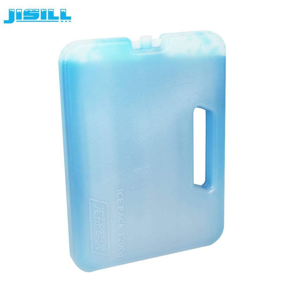FDA Material HDPE Plastic With Handle Large Ice Eutectic Cold Plate For Frozen Food Or Fruit