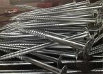 Metal Ground Screw Piles Steel Anchor Helical Length 1000~3500mm Anticorrosive