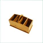 bamboo sauce wine bottle holder