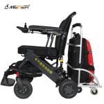 Brushless Motor ISO13485 18 KG 30KM Aluminium Folding Wheelchair