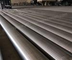Stainless Steel Johnson V Wire Screen With Male / Female Threaded Couplings