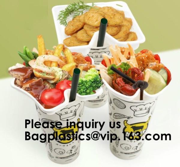 300ml Snack Tray PP Injeciton Trays For 95mm And 95mm Diameter Cups Disposable