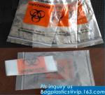 Biodegradable Biohazard Specimen Bag, Biohazard Specimen Transport Bag, Medical