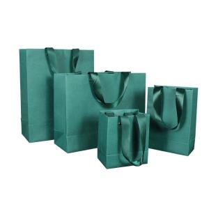 Wholesale Gift Packaging White Cardboard Paper Bag with Handle Custom Order Accepted from china suppliers