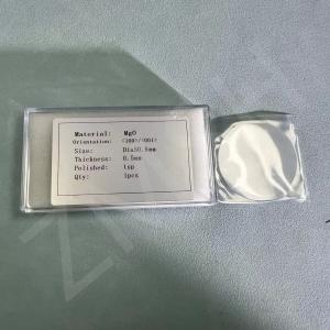 Wholesale 2inch MgO Wafer Thickness 500um Orientation&lt;100&gt; Crystal Magnesium Oxide Crystal Customized from china suppliers