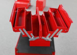 Wholesale Red 21&quot; 530mm Cantilever Tool Box , Portable Metal Mobile Tool Chest from china suppliers