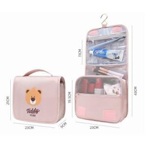 Wholesale Hanging Transparent Clear PVC Cosmetic Makeup Bag With Dividers Zipper from china suppliers