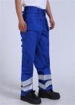 350gsm FR Liquid Chemical protective Suit , IEC61482 Chemical Resistant Pants