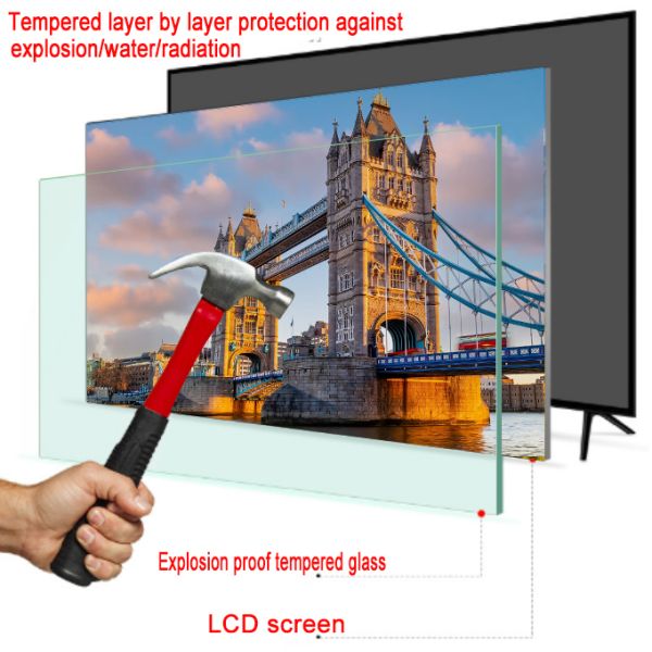 100 Inch Smart Television Tempered Glass Ultra HD LED Smart TV