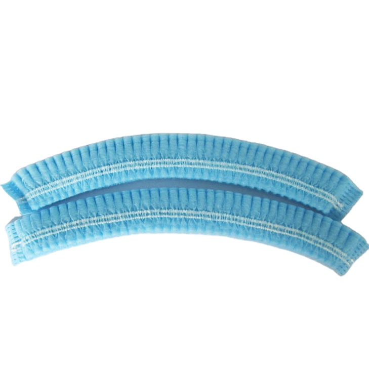 21 Inch Disposable Non Woven Cap Class I Non Woven Mob Cap Hairnet