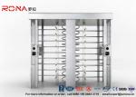Security Controlled Full height Turnstile Security Gates Rapid Identification