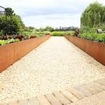 Corten Steel Rust Metal Garden Edging Decorative