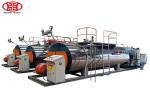 Energy Saving Fire Tube Gas Oil Fired Steam Boiler For Rubber Vulcanization