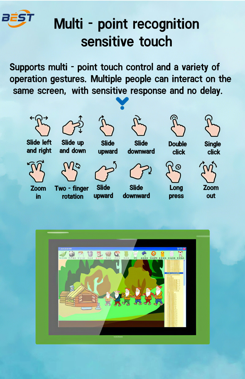 Digital Smart Touch Gaming Table with LCD Screen Multi-Touch Game Computer