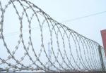 Razor Barbed Wire Flat Wrap Coils 500mm Diameter Galvanized For Sale