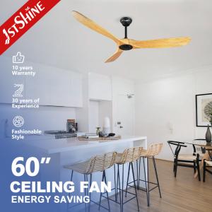 Wholesale Electric Power 3 Solid Wood Ceiling Fan Energy Saving Remote Control from china suppliers