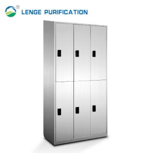 Wholesale Anti Corrosion Three Door Sloping Top Stainless Steel Furniture Cabinet With Lock from china suppliers