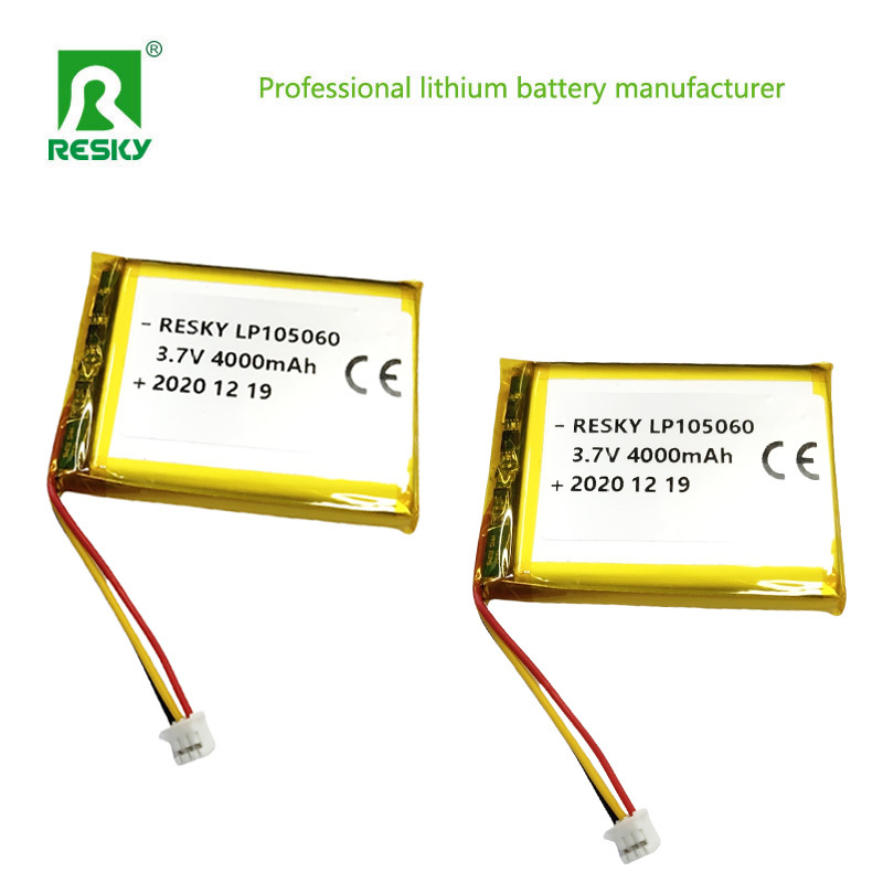 105060 Lithium Polymer Lipo Batteries 3.7V 4000mAh For Bluetooth Speaker