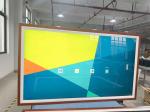 Commercial Mural Advertising Machine Wall Mounted Art Smart Wooden Frame High