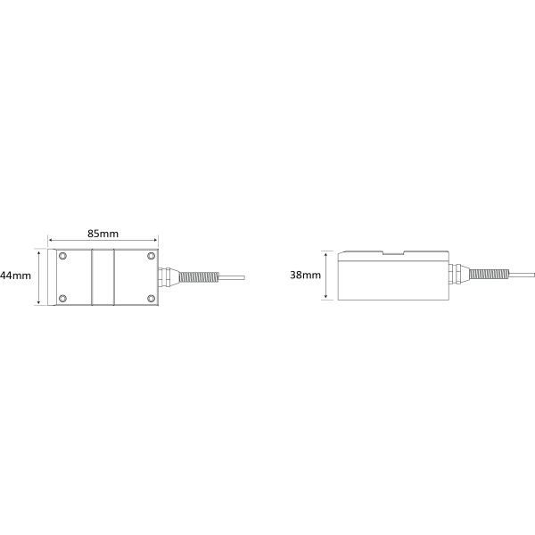 ST502 Clamp-on Ultrasonic Flowmeter with Transit-Time Technology IP65 Enclosure and RS485 Communication