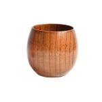 250ml Wooden Drinking Cups Practical Log Color Jujube Japanese Wooden Tea Cup