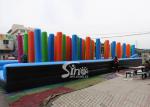 Colorful outdoor kids N adults pillar inflatable obstacle for sale from Sino