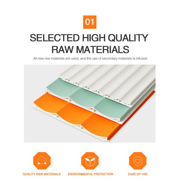 Aging Resistance WPC Fluted Wall Panel Installation Antibacterial