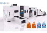 Efficient Productivity Non Woven Carry Bag Making Machine 380 V 50 Hz 3 Phase