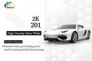 China High Glossy 2K High density Extra White Top Acrylic Colorful Car Refinish Automotive Paint on sale