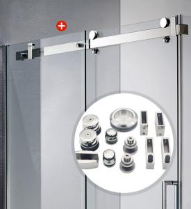 Wholesale Durable SS304 Sliding Kits Shower Room Highly Resistant to Corrosion Glass Door System from china suppliers
