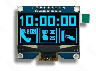 1.54 Inch Monochrome OLED Display Module 128x64 Dots CH1116 IIC Interface