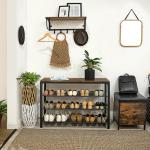 Industrial Shoe Rack for Sale, Particleboard Shoe Rack, Shoe Storage Furniture,