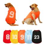 Summer Premium Large Dog Clothes Thin Vest Jersey Pet Clothes