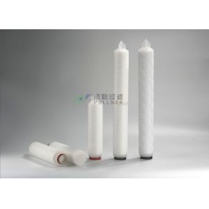 China Pharmaceutical Pleated Filter Cartridge 2.7 Diameter Pleated Filter Cartridge PP Material 5micron on sale