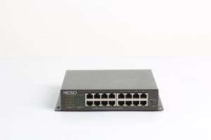 Wholesale 2Mbit Storage 10/100/1000M Tp Uplink Ports 16 Port Fiber Optic Switch from china suppliers