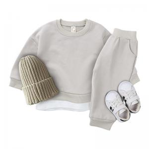 China Children'S Outfit Sets Infants Cotton Crew Neck Sweater Kids Suits on sale