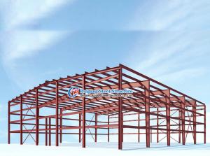 Wholesale Metal Building Construction Industrial Prefabricated Metal Warehouse Fire Resistance from china suppliers