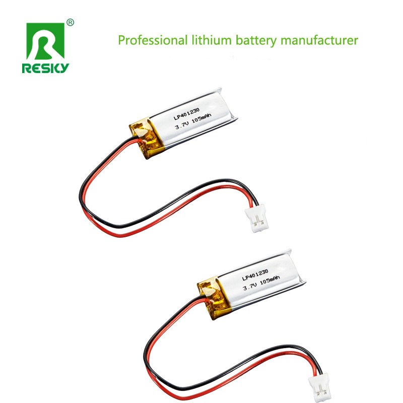 Power Lipo Battery 401230 3.7v 105mAh Rechargeable Lithium Ion Polymer Battery For Smart Watch