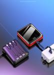 Casun Mini power bank 10000mAh portable fast charging powerbank with cable