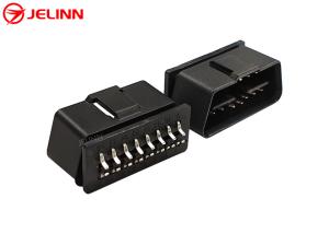 Wholesale Customize J1962 16 Pin 24V OBD 2 OBD2 OBDII Male Connector With Curved Pins from china suppliers