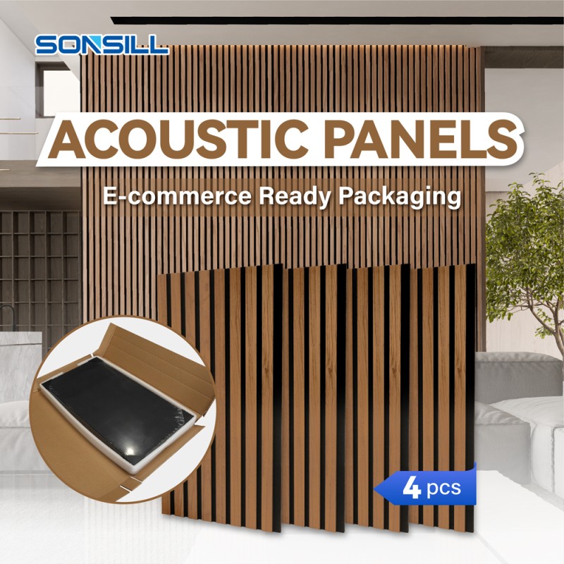 Custom E-commerce Acoustic Panel Decorative Sound Absorbing Wall Panel for Interior Wall Projects