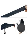 Black Nitrile Disposable Gloves Chemical Resistance S M L XL XXL Size