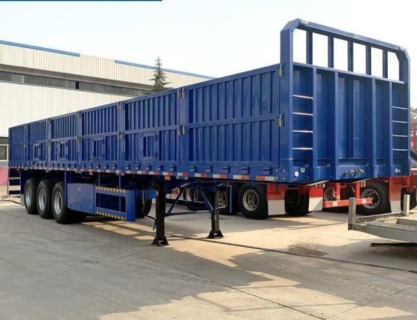 2/3 Axle Versatile Flatbed Trailer Box Semi Trailer Cargo Transport Truck