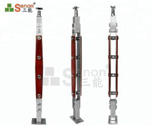 Wholesale 8mm Temper Glass Stainless Steel Balustrade Posts Hollow Carved Design AS2047 from china suppliers