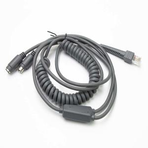 Wholesale Ps2 KBW Wedge Barcode Scanner Cord Cable Spiral 3m 5m Length For Symbol from china suppliers