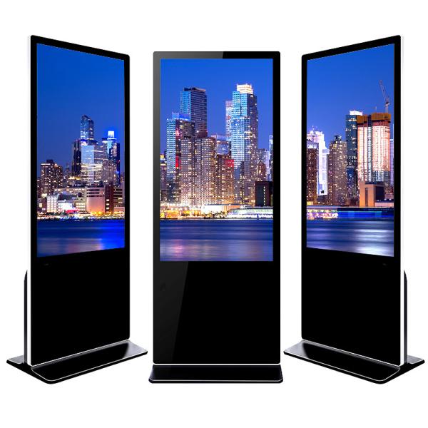 85 Inch Advertising Display Digital Signage Player Hotel Vertical Smart Tempered