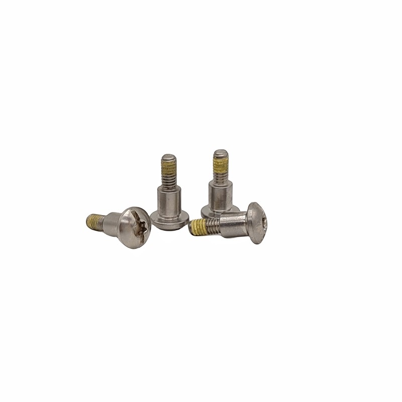 Custom Hexagon Dispensing Screws Coated With Blue Glue Bolts Anti-Oil