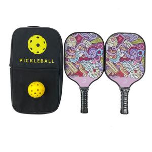 Wholesale Rackets Custom Printed Pickleball Paddles Carbon Fiber Head Graphite from china suppliers