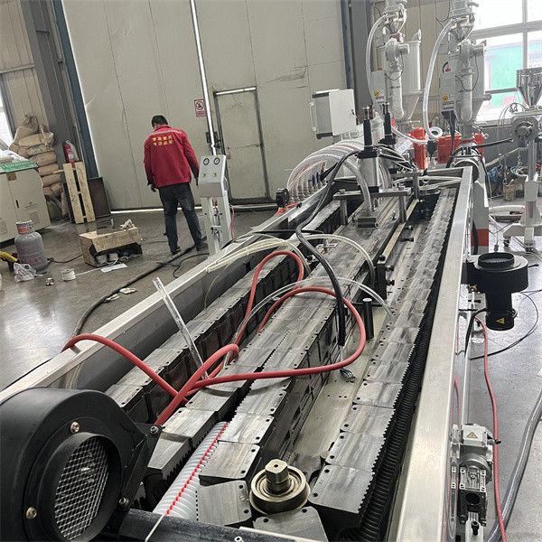 PE PP HDPE Corrugated Pipe Production Line Flexible Pipe Electric Conduit Tube Machine