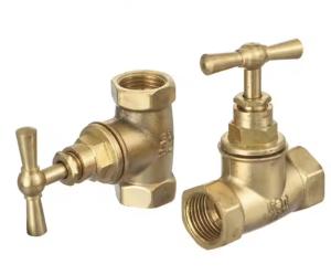 Wholesale 1/2&quot; 3/4&quot; HEX Double Thread Female Brass Stop Valve from china suppliers